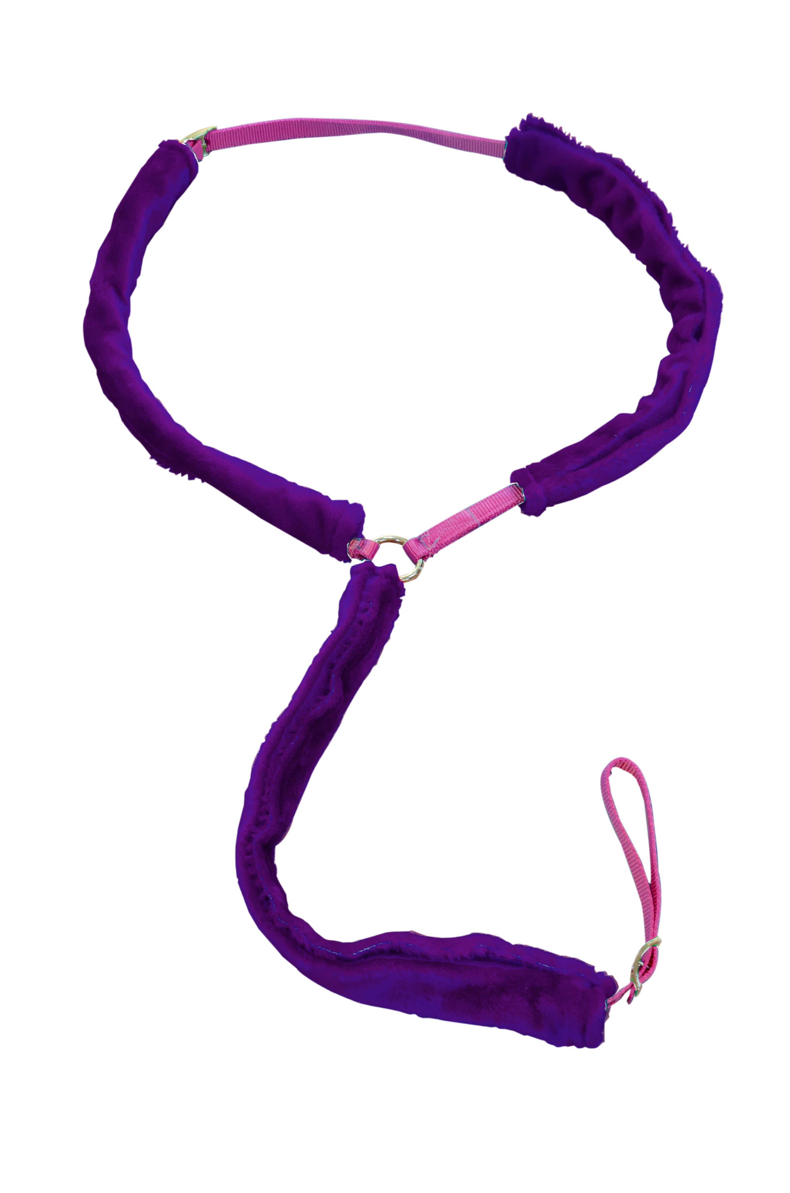 PECHO PRETAL #002 COLLAR C/PELUCHE COMBINADO