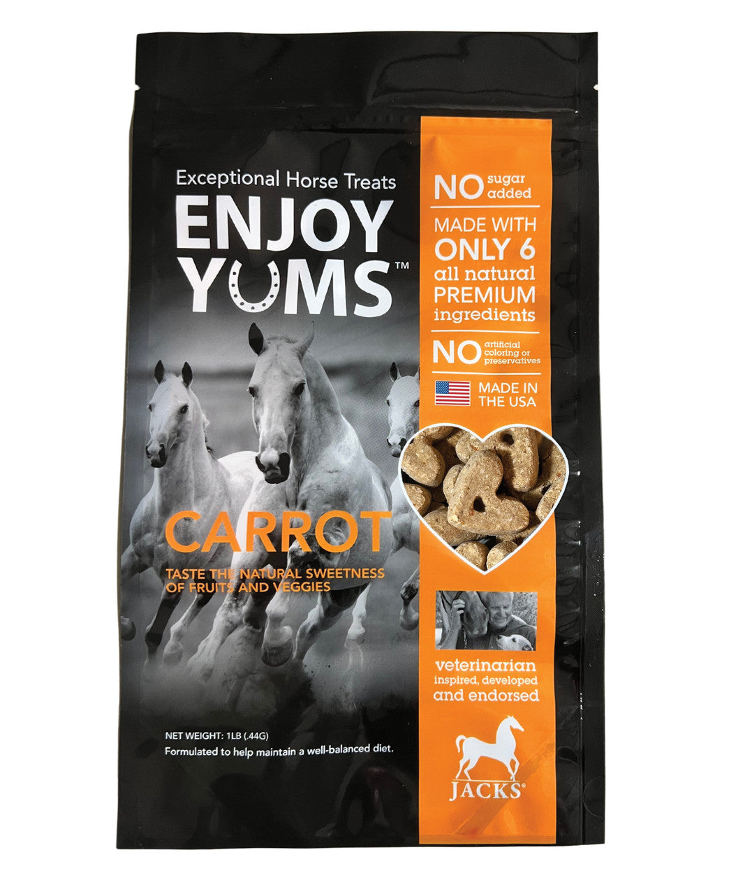 PREMIOS ENJOY YUMS CARROT 1 lb CABALLO