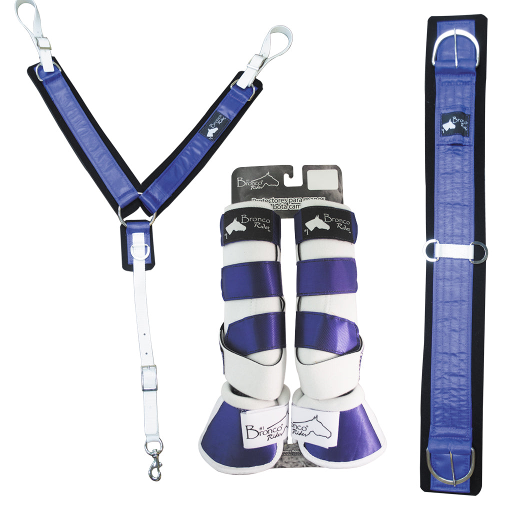 COMBO DE NEOPRENO (CINCHO, PECHO PRETAL Y POLAINAS) #112