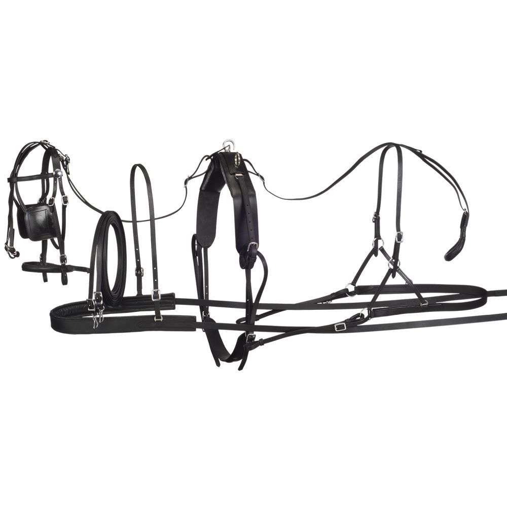 HARNE #74666000 DE PIEL P/CARRETA PONY GRANDE