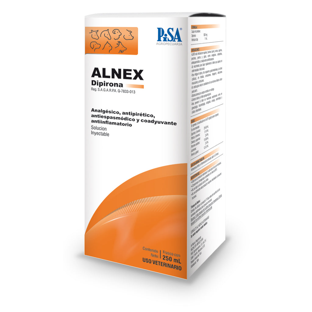 ALNEX SOL INY 250 ML. VET