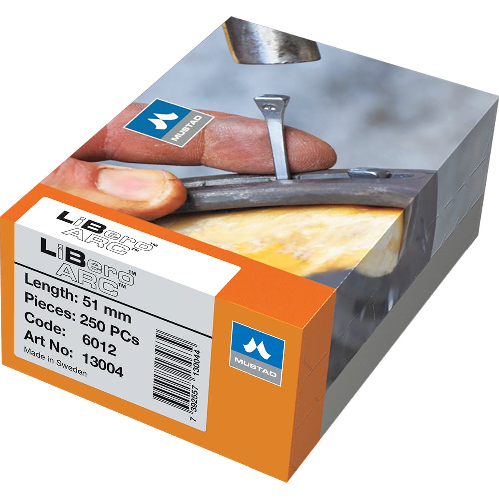 CLAVO P/HERRADURA MUSTAD LIBERO C/250 PZAS