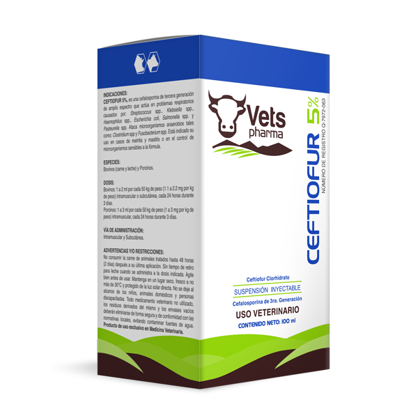 CEFTIOFUR 5% 100ml