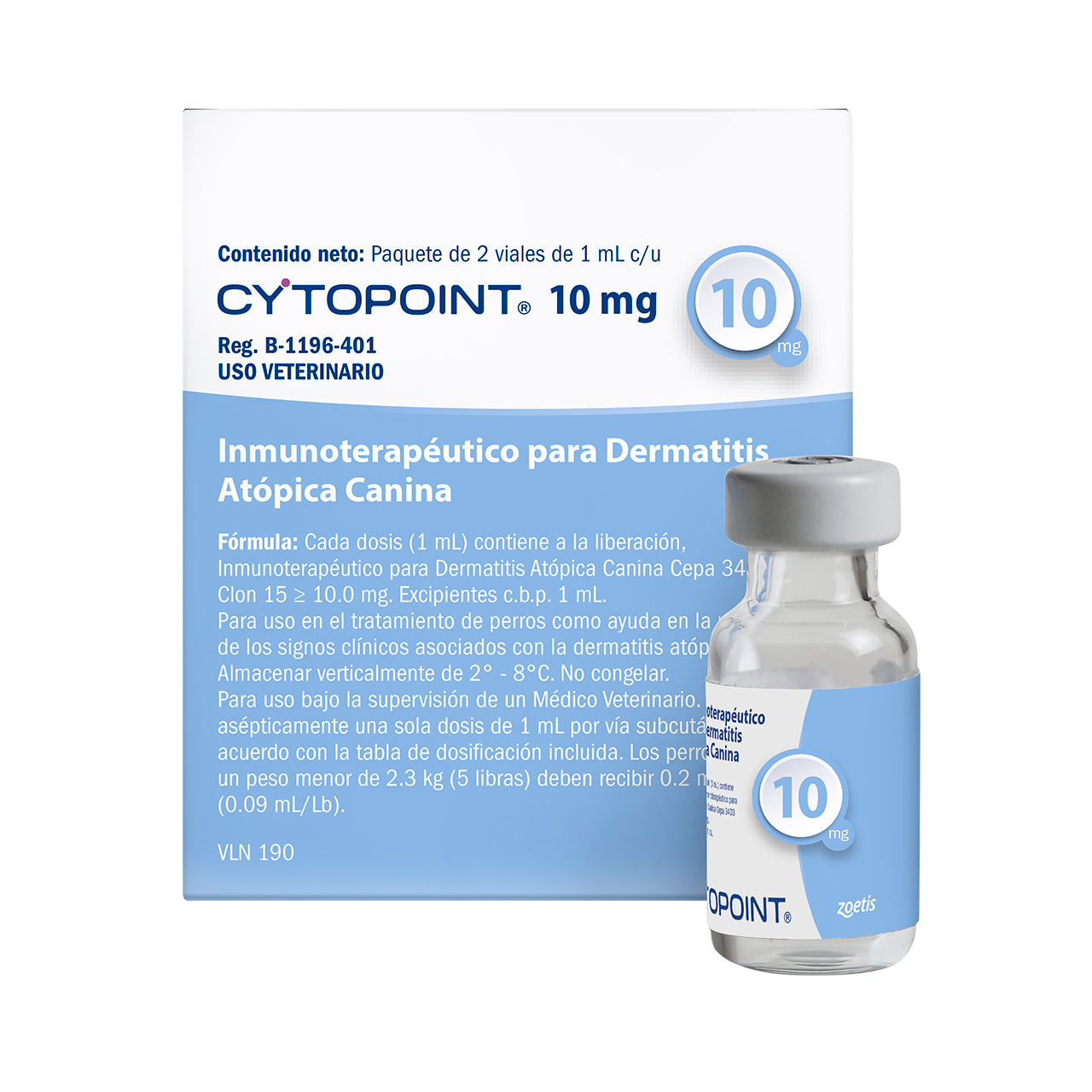 CYTOPOINT 10 MG 2 VL X 1 ML
