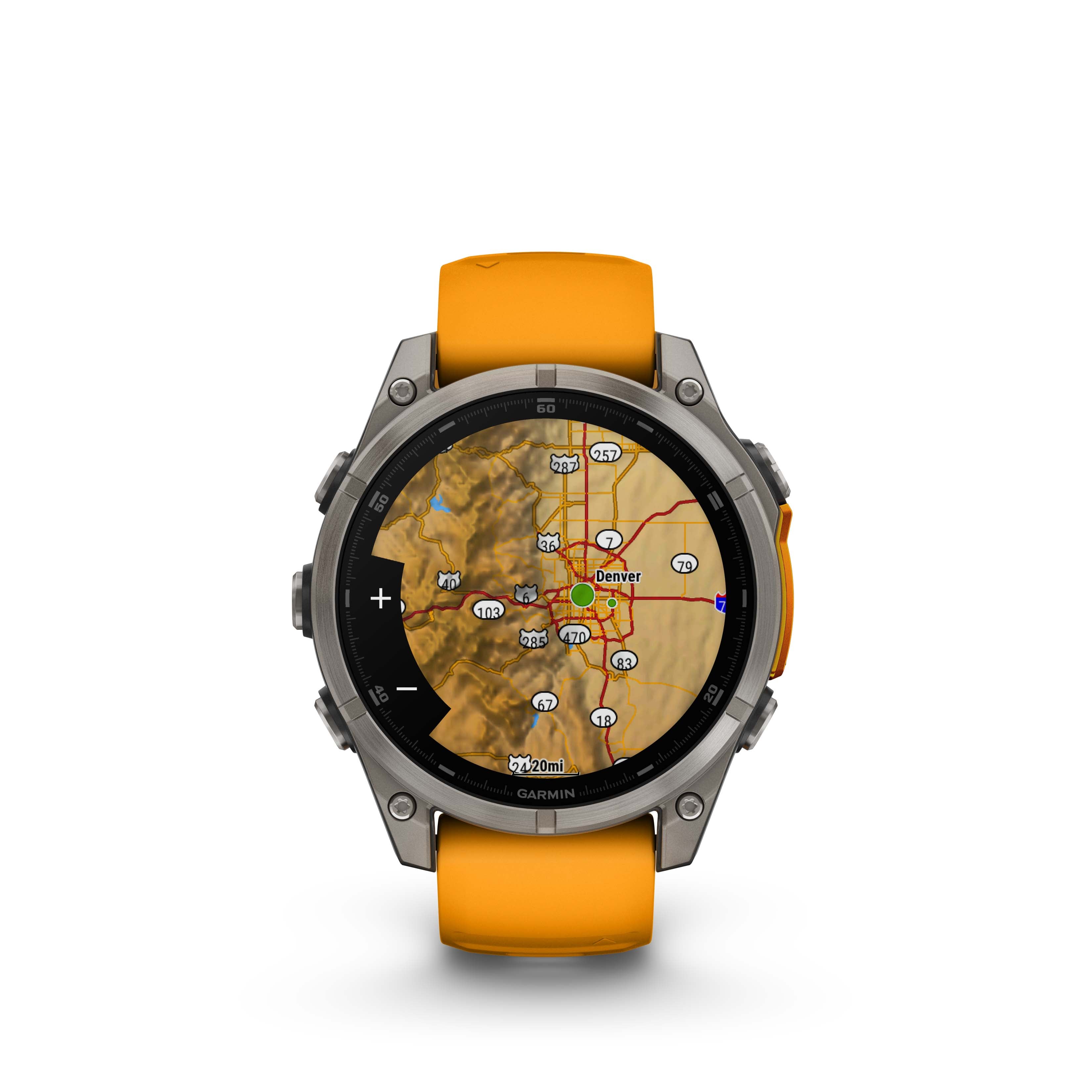 RELOJ GPS FENIX 8 47MM NARANJA
