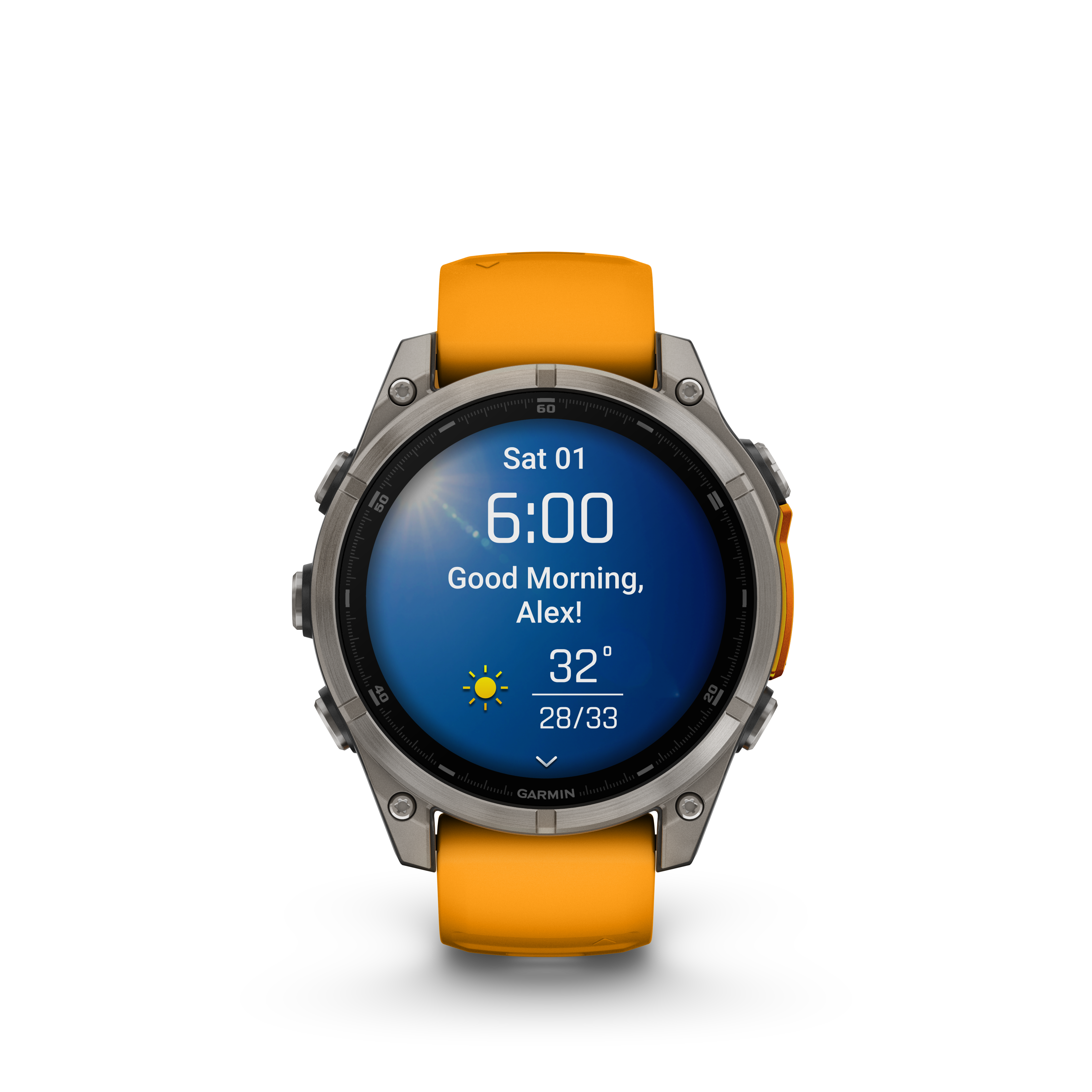 RELOJ GPS FENIX 8 47MM NARANJA