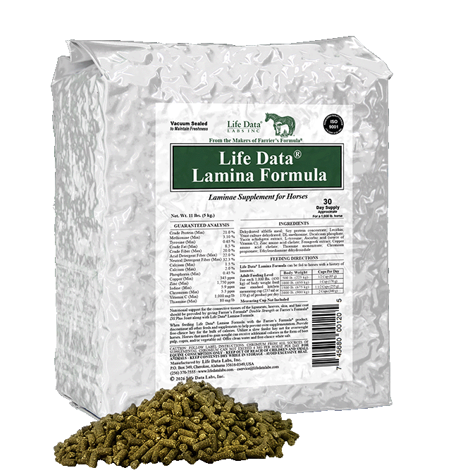 LIFE DATA LAMINA FORMULA 11 lb (LAMINITIS)