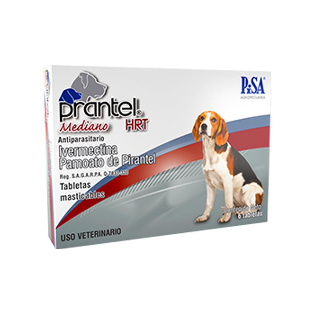 PRANTEL HRT MEDIANO C/6 TAB