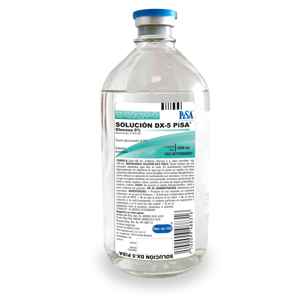SUERO SOLUCION DX-5 INY FLEXO 1000 ML