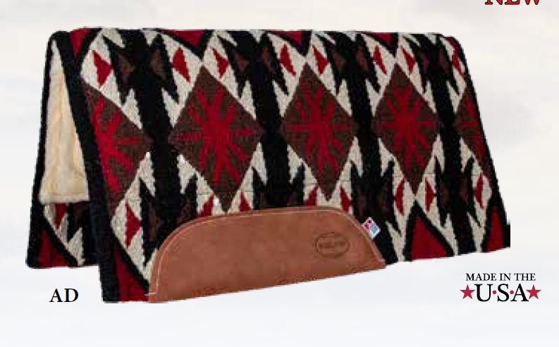 SUADERO #5009-51 AD 36X34 ROJO/NEGRO