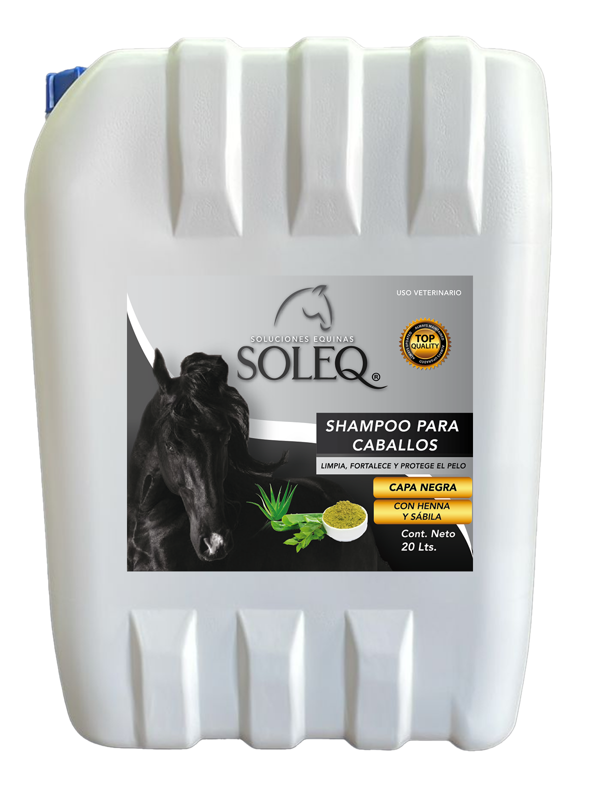 SHAMPOO SOLEQ CAPA NEGRA
