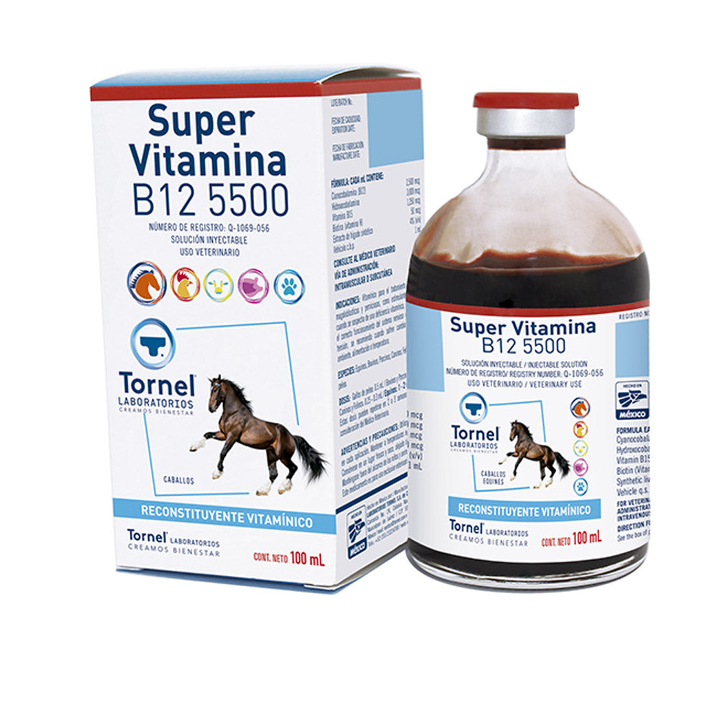 SUPER VITAMINA B12 5500 100ml CABALLO