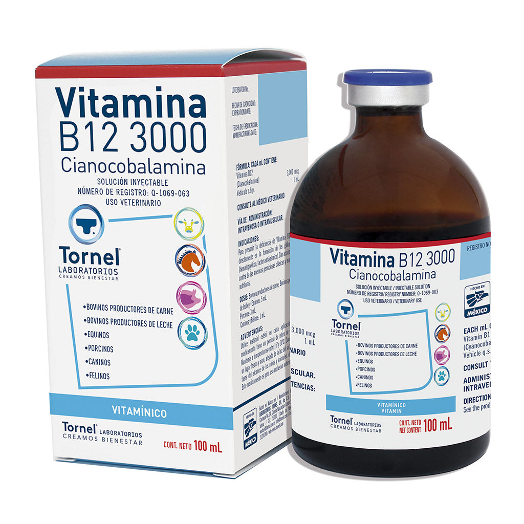 VITAMINA B12 3000 100 ML TORNEL