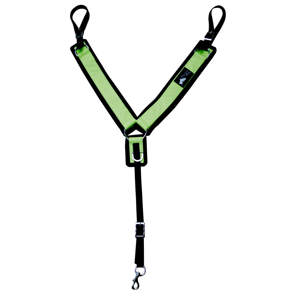 PECHO PRETAL #015 NYLON VERDE CLARO C/NEOPRENO TIP TEXANO