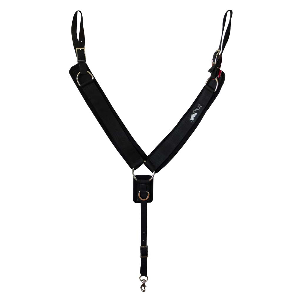 PECHO PRETAL #015 NYLON NEGRO C/NEOPRENO TIP TEXANO