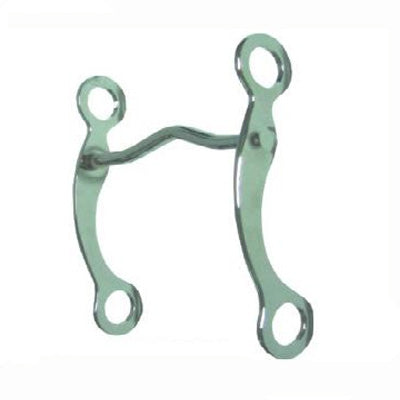 FRENO #25008-125 CURVO TEXANO SENCILLO ACERO INOX