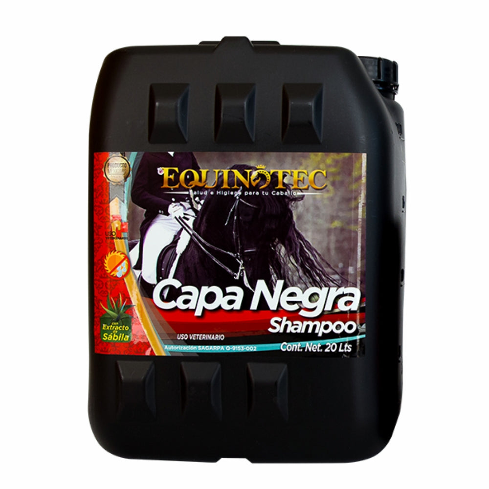 SHAMPOO BAÑALO CAPA NEGRA EQUINOTEC 20 LTS.