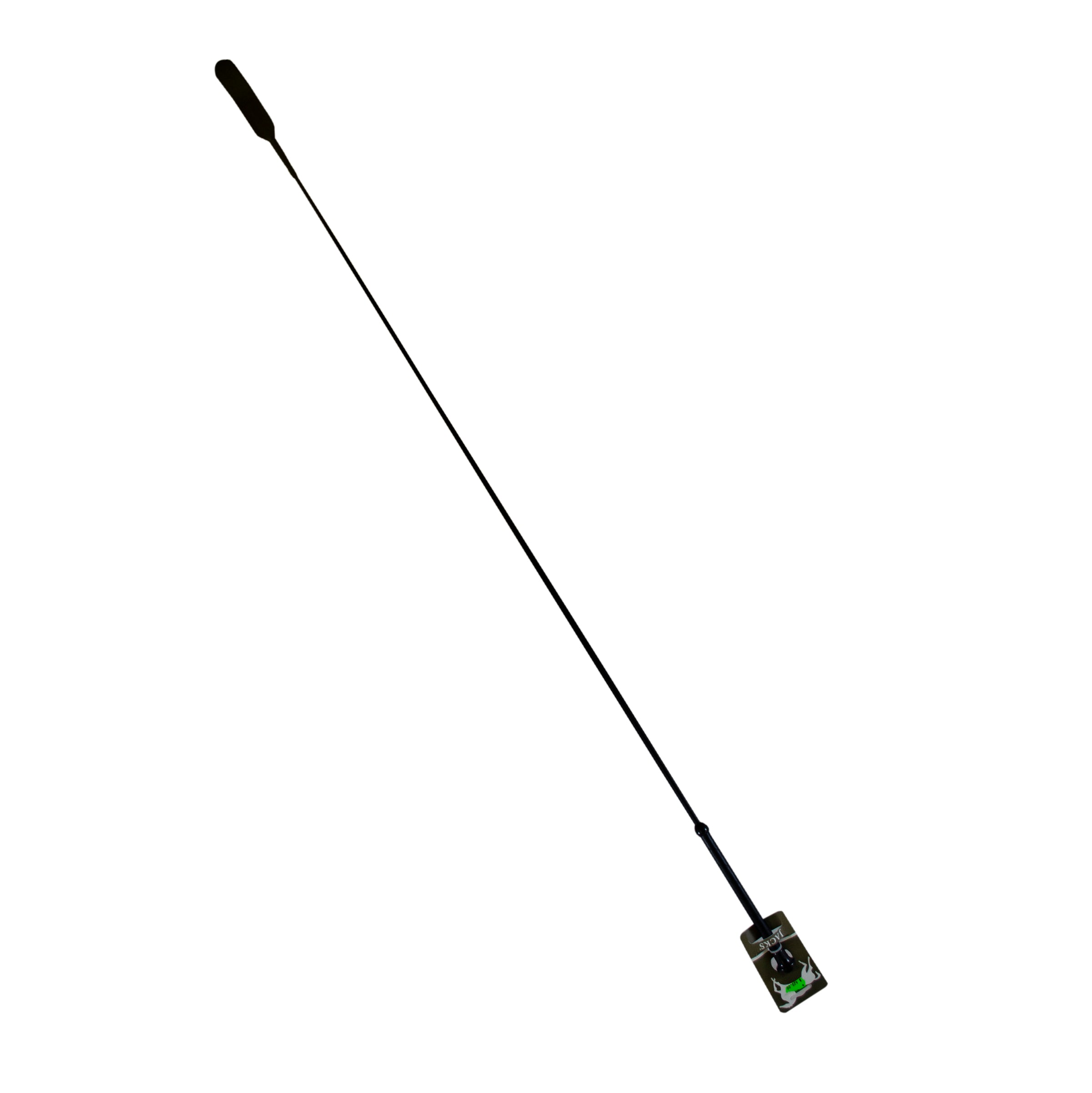 FUETE # 1549 52" NEGRO FIBRA VIDRIO C/PAJUELA CUERO