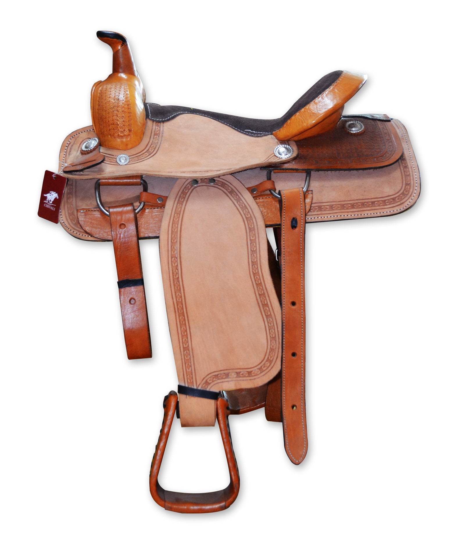MONTURA TEXANA #1452 CINCELADA VARIOS MODELOS 16" (BLOCK)