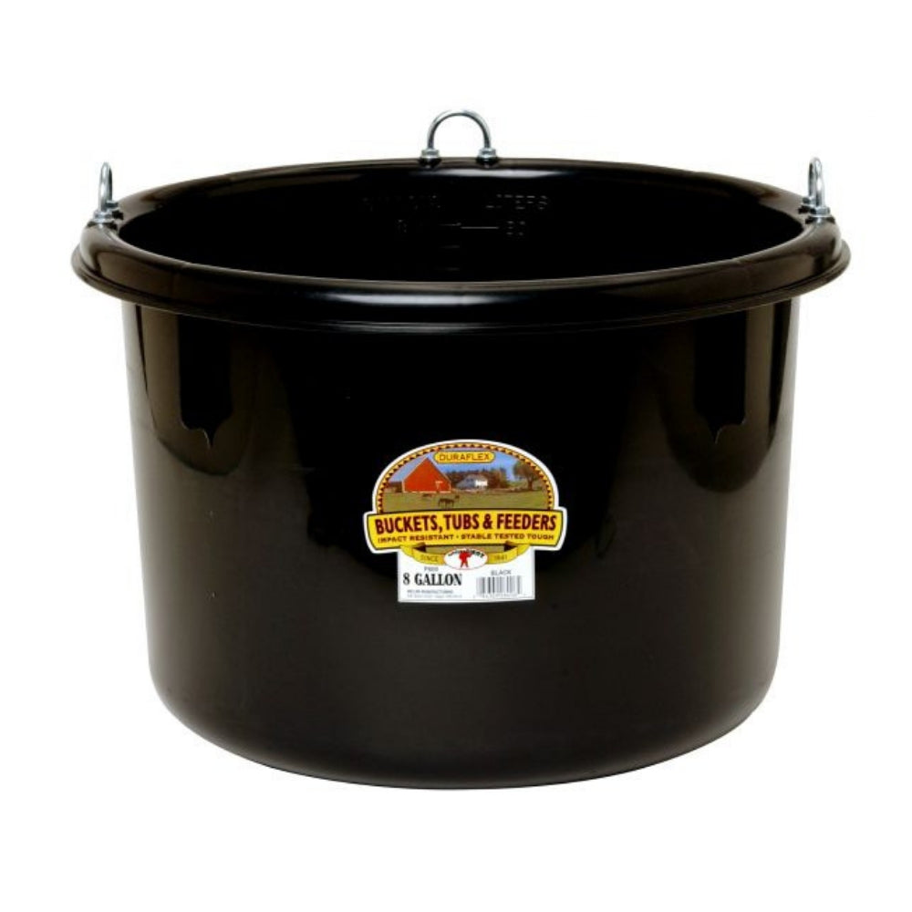 COMEDERO #P800 REDONDO S/ARO NEGRO 8GL/ 30LTS