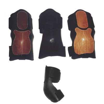 POLAINA #005 TRASERA PIEL C/VELCRO