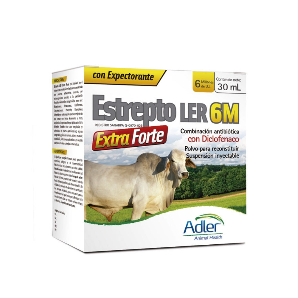 ESTREPTO LER EXTRA FORTE 6M UI 30ML