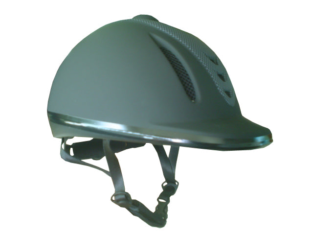 CASCO #DR18 EQUITACION FIBRA CARBONO GDE