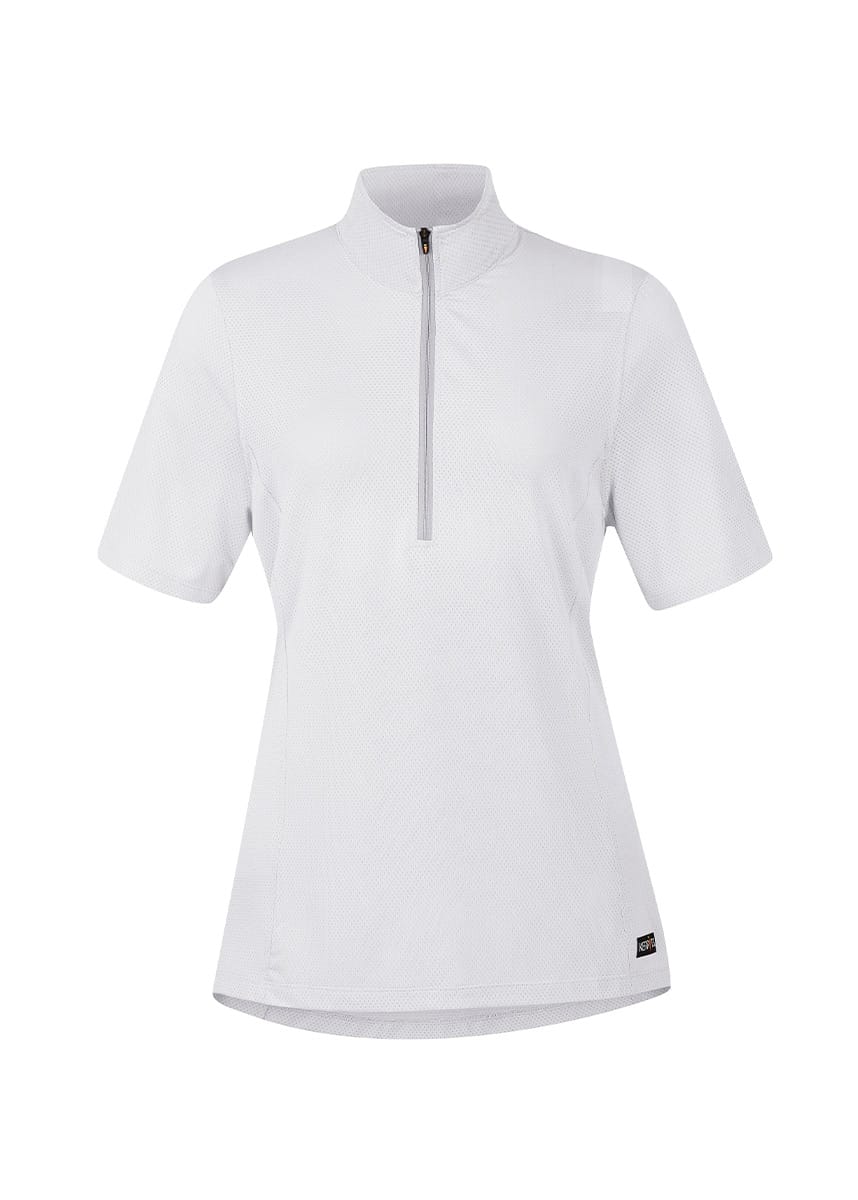 PLAYERA #40422 BLANCA DAMA ICE FIL LITE SLEEVE SOLID XS