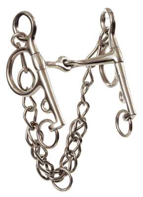 FRENO #11133 PELHAM QUEBRADO P/PONY BOCADO 8 CM