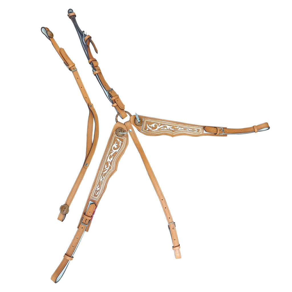 MONTURA #5501 CINCELADA MIEL (BLOCK)