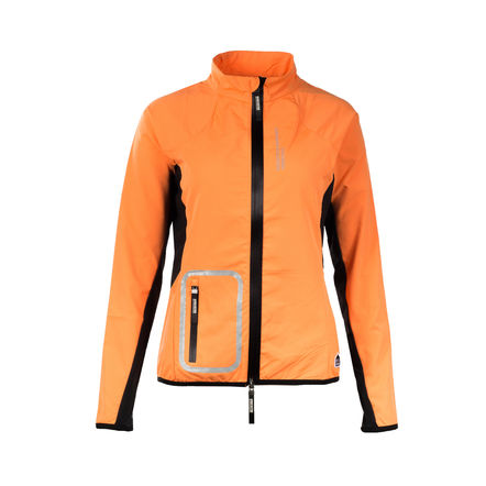 CHAMARRA #33215 DAMA NARANJA T-12 /42(ROMPE VIENTOS)