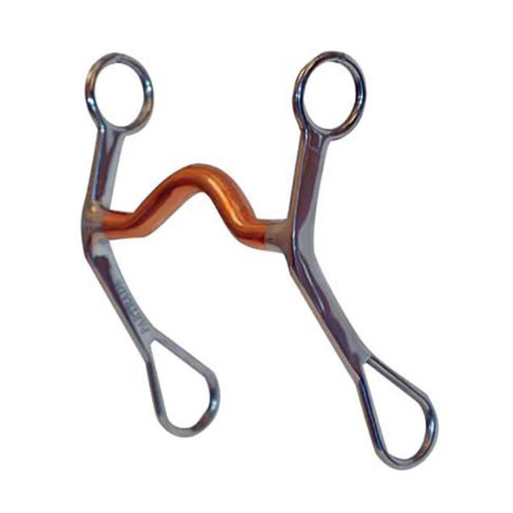FRENO #255803 RECTO TEXANO BOCA/COBRE PATAS 6"