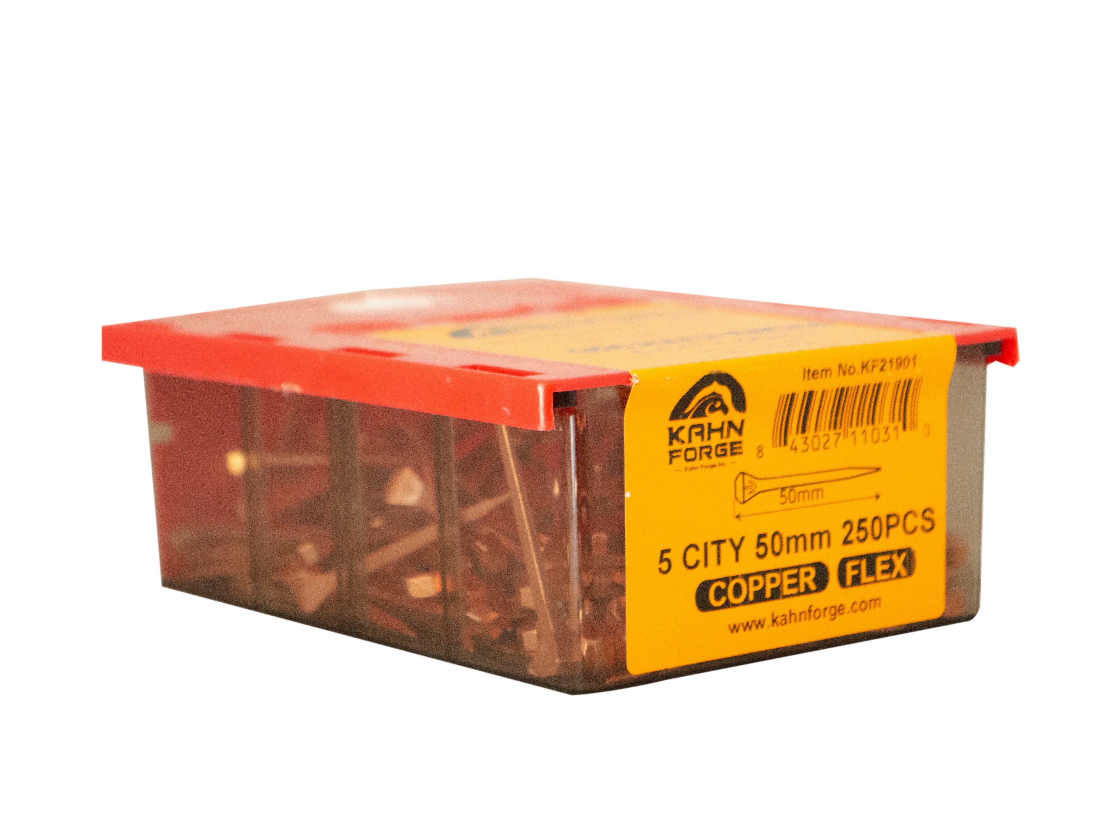 CLAVO P/HERRADURA #5 CITY KAHN FORGE 50MM C/250 PZAS