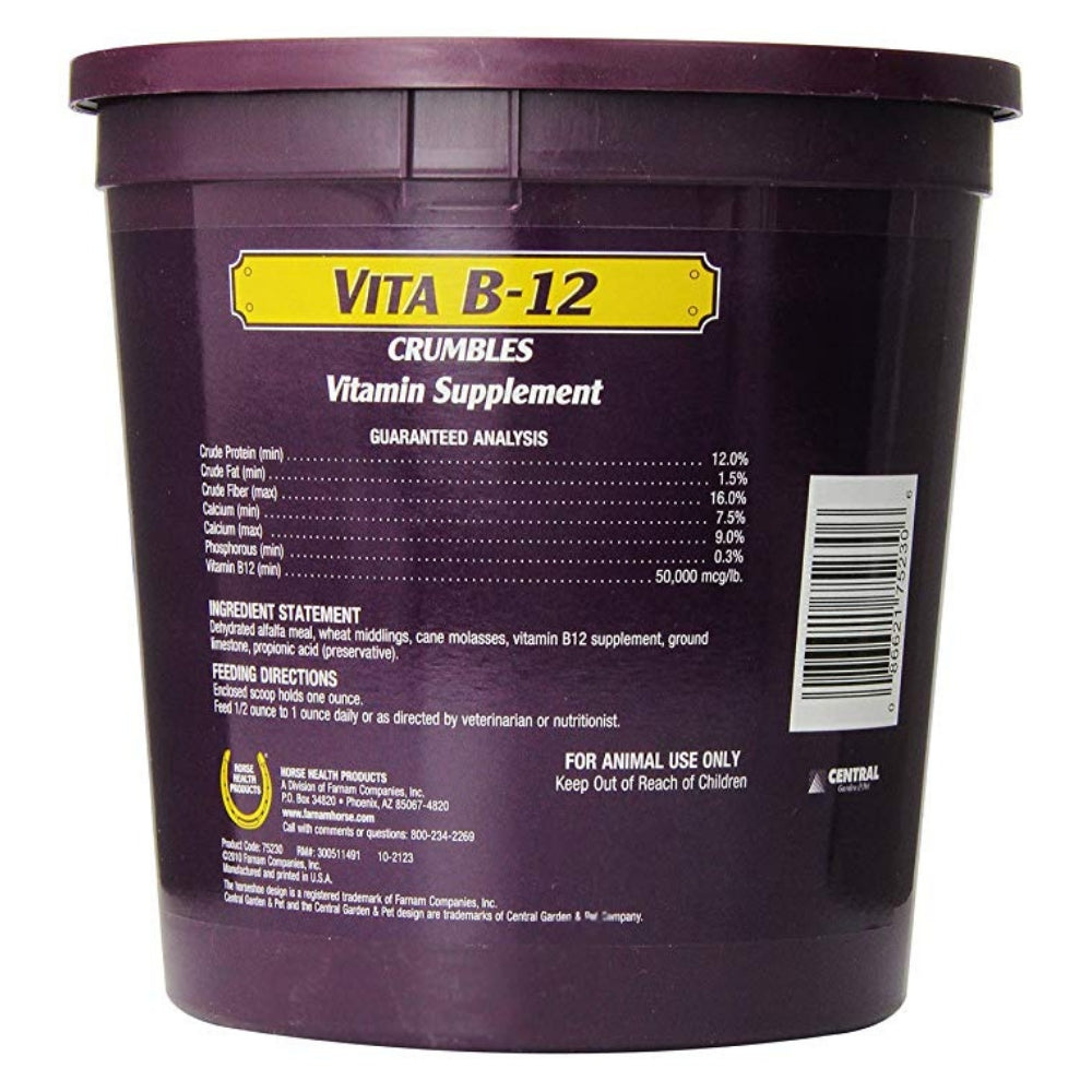 VITA B12 CRUMBLES 20 lb HORSE HEALTH