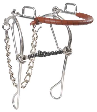 FRENO #11026 HACKAMORA PATAS 8" C/BOCADO DE CADENA