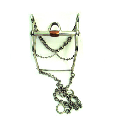 FRENO #420 CHARRO BARRIL ANCHO A. INOX. (BLOCK)