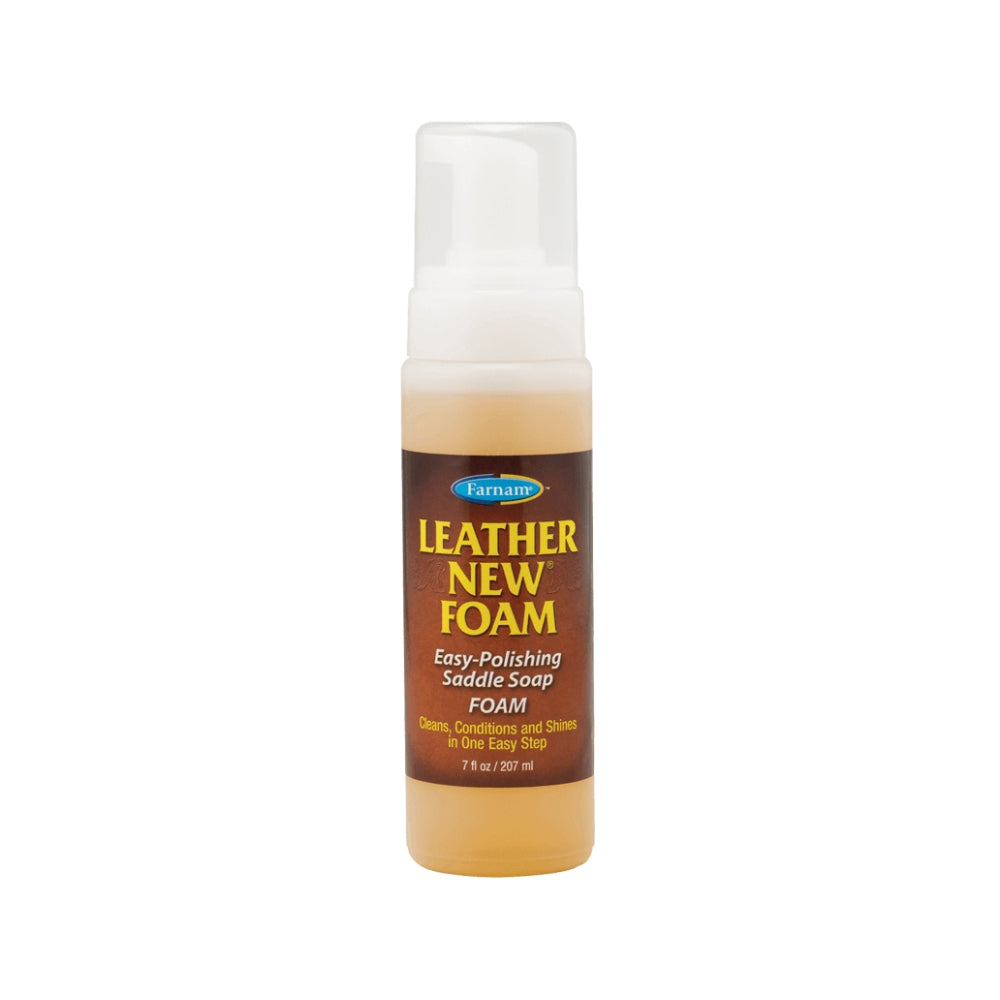 LEATHER NEW EASY-POLISHING SADDLE SOAP FOAM 7 oz