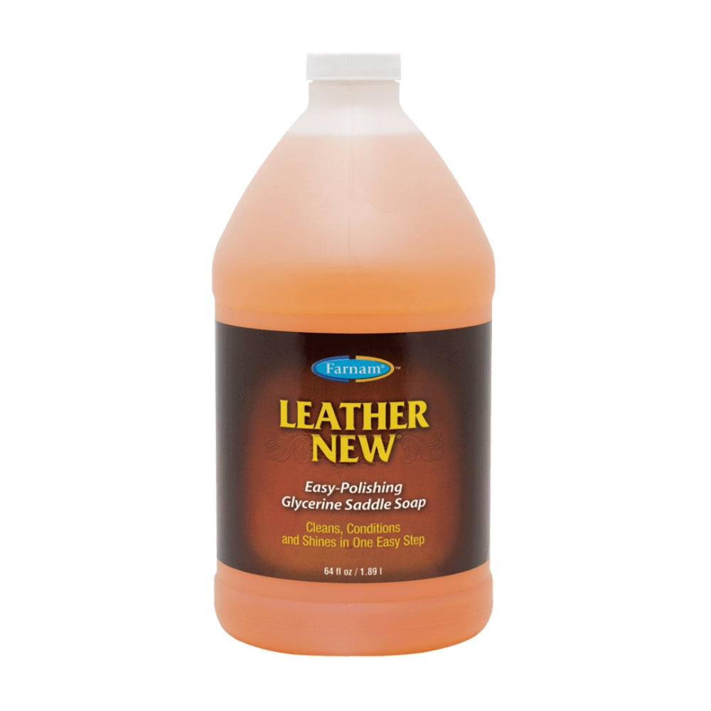 LEATHER NEW SELF POLISHING GLYCERINE SADDLE SOAP 64 oz
