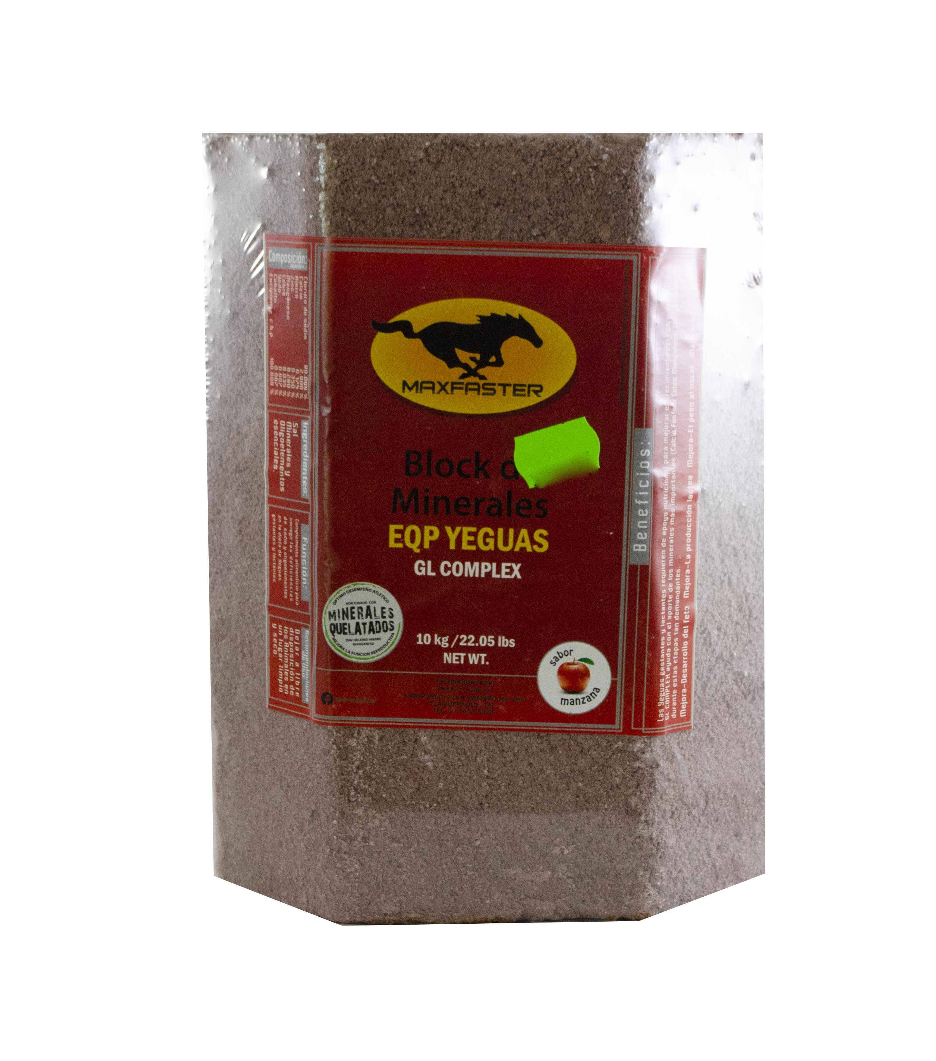 PIEDRAS DE MINERALES MAXFASTER 10 KG YEGUA LACTANTES Y GESTANTE