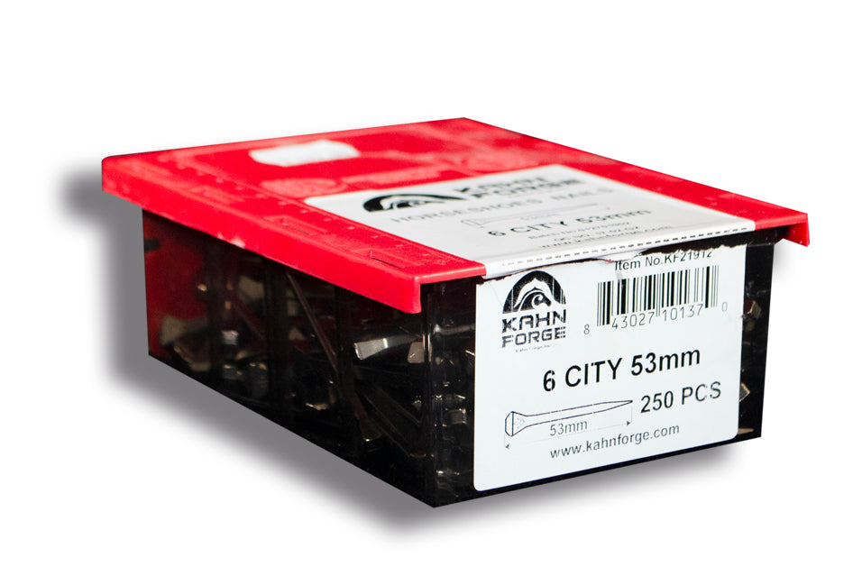 CLAVO P/HERRADURA #6 CITY KAHN FORGE 53MM C/250 PZAS