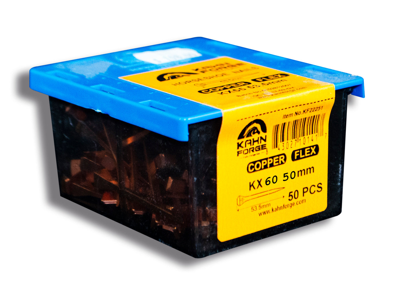 CLAVO P/HERRADURA #KX60 KAHN FORGE SLIM 50MM C/50 PZAS