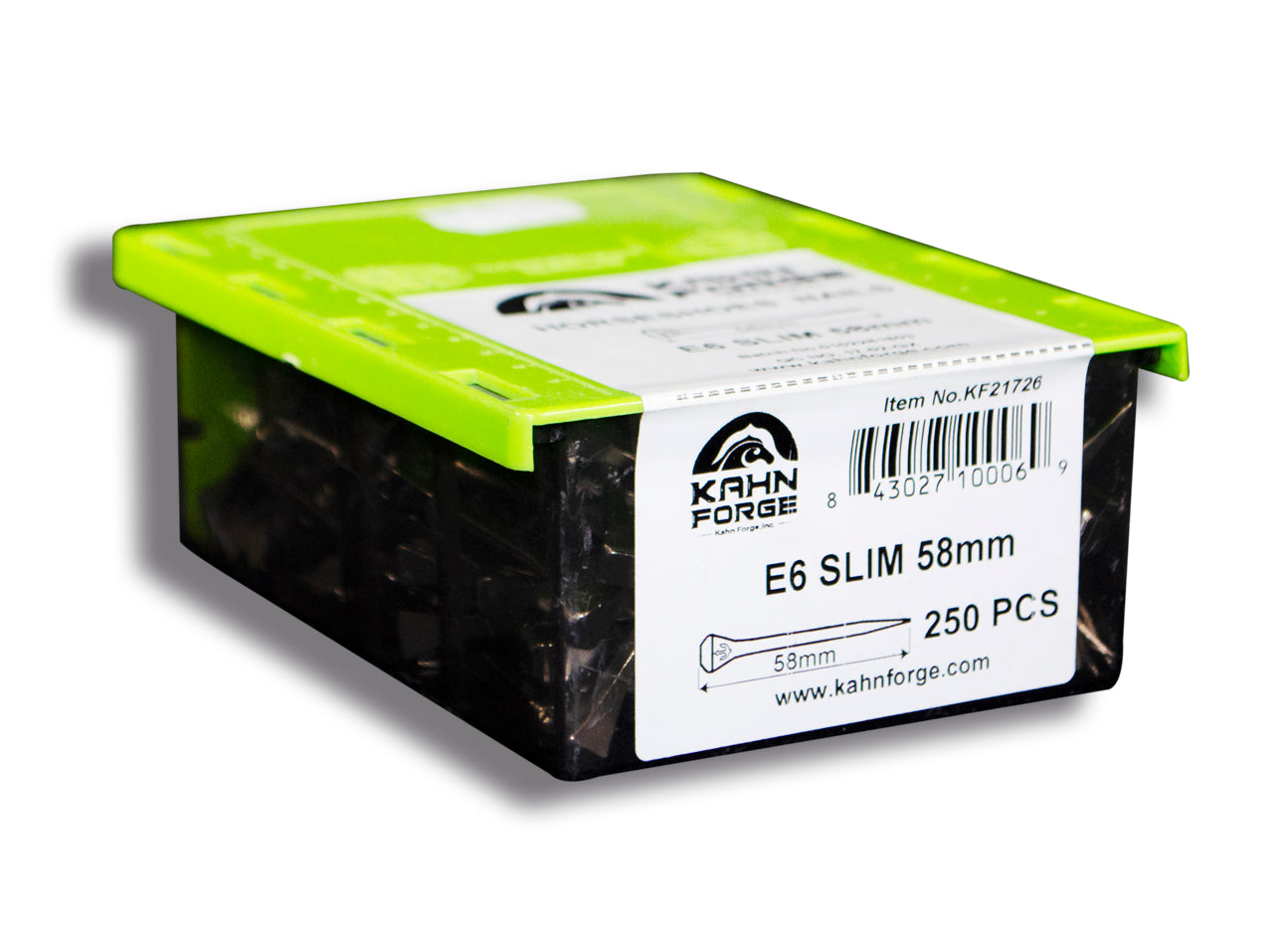 CLAVO P/HERRADURA #E6 KAHN FORGE SLIM 58MM C/250 PZAS