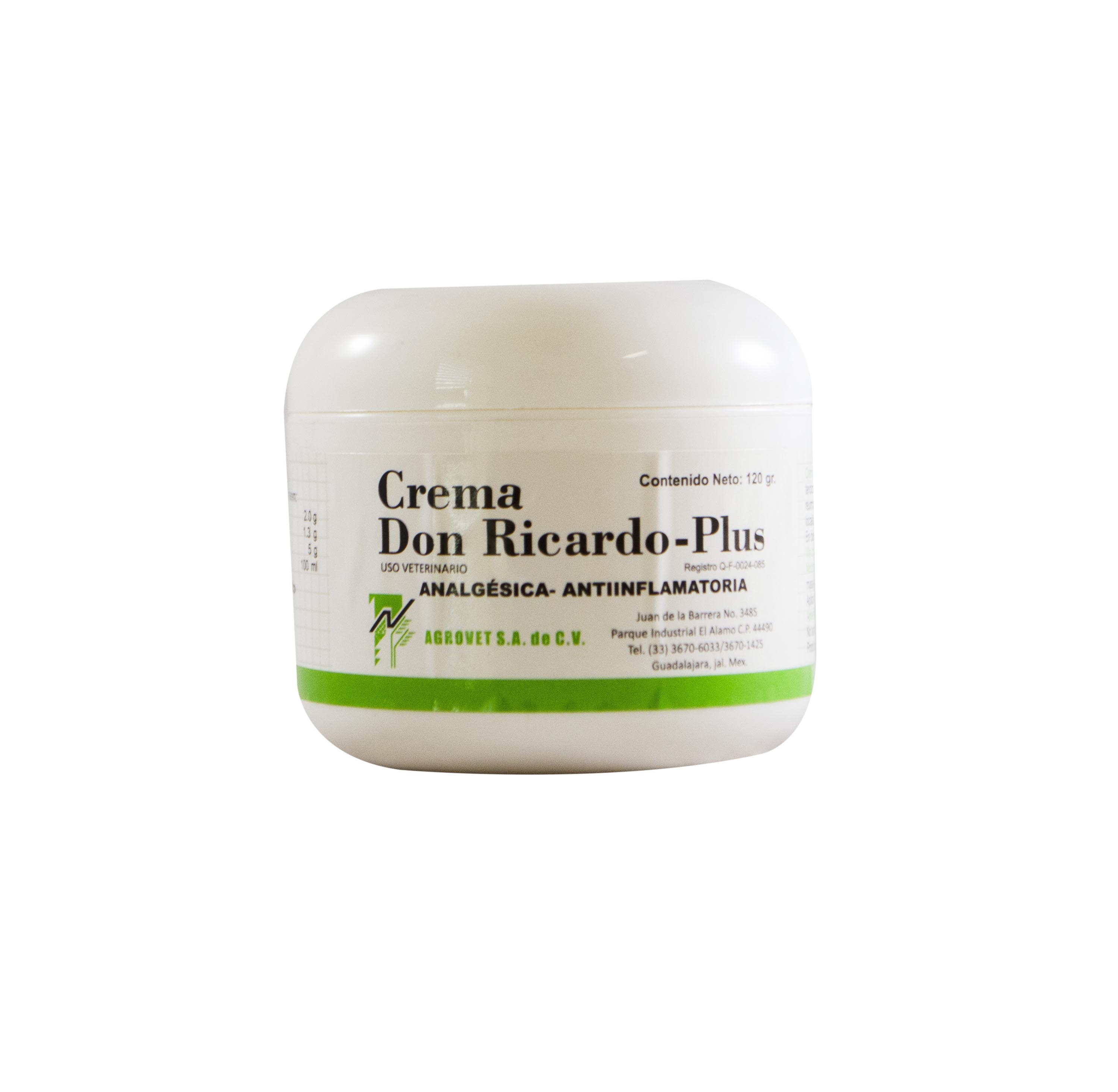 CREMA DON RICARDO PLUS 120 ML