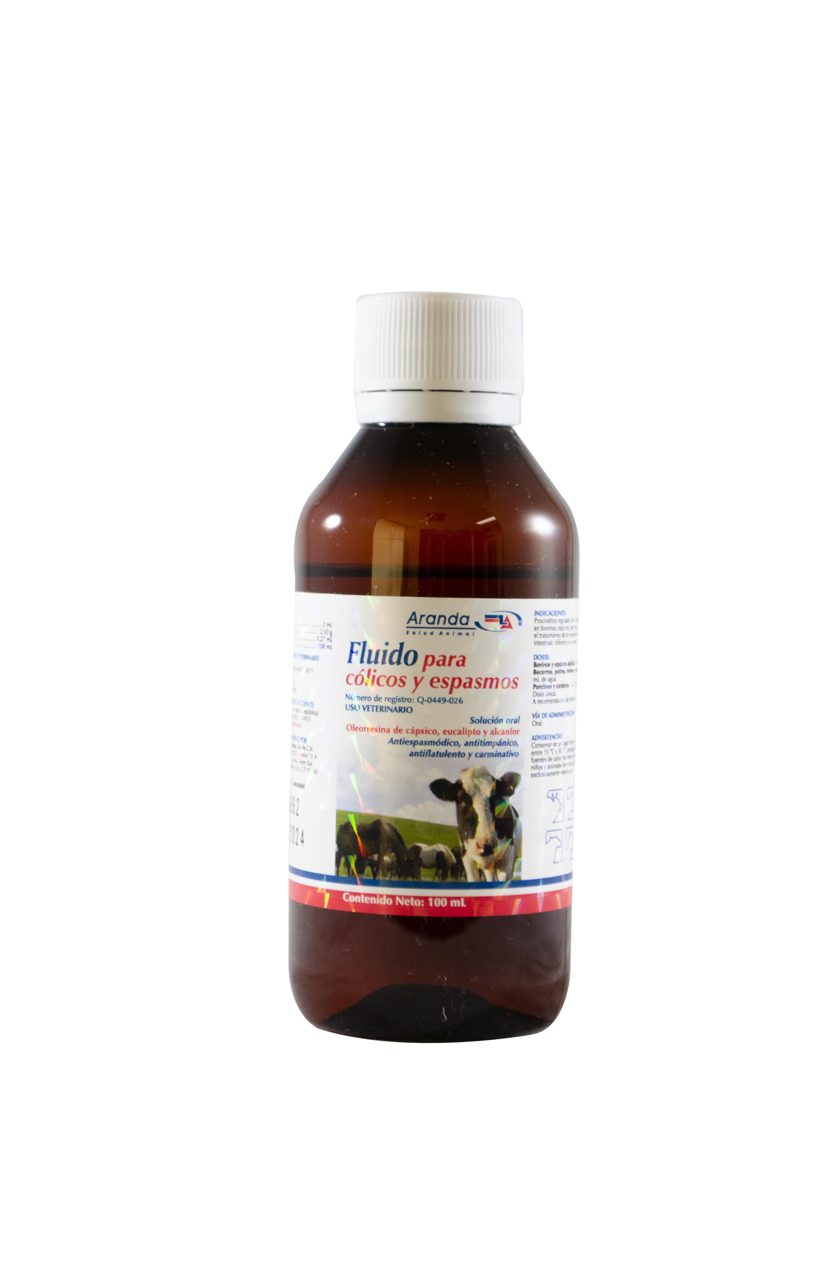 FLUIDO PARA COLICOS Y ESPASMOS 100 ML ARANDA