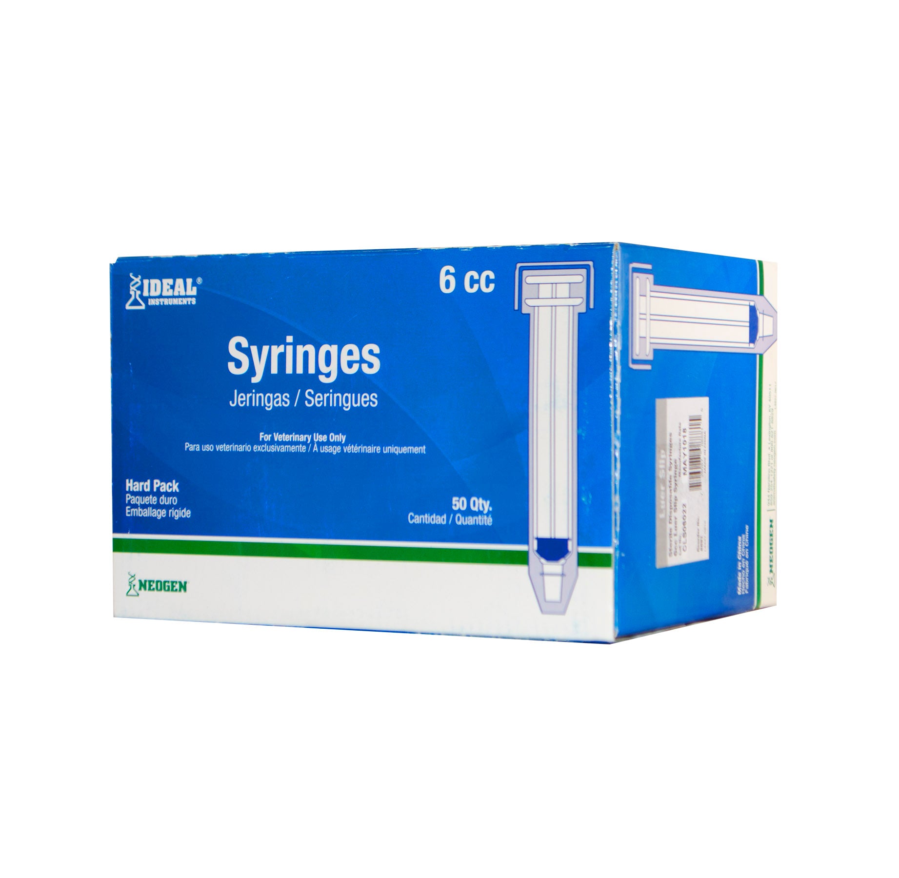 JERINGA 6ml c/aguja 20X1 LUER SLIP C/100