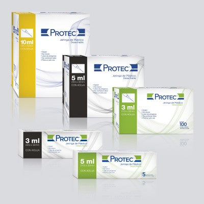 JERINGA PROTEC 5ML 22X32 C/100