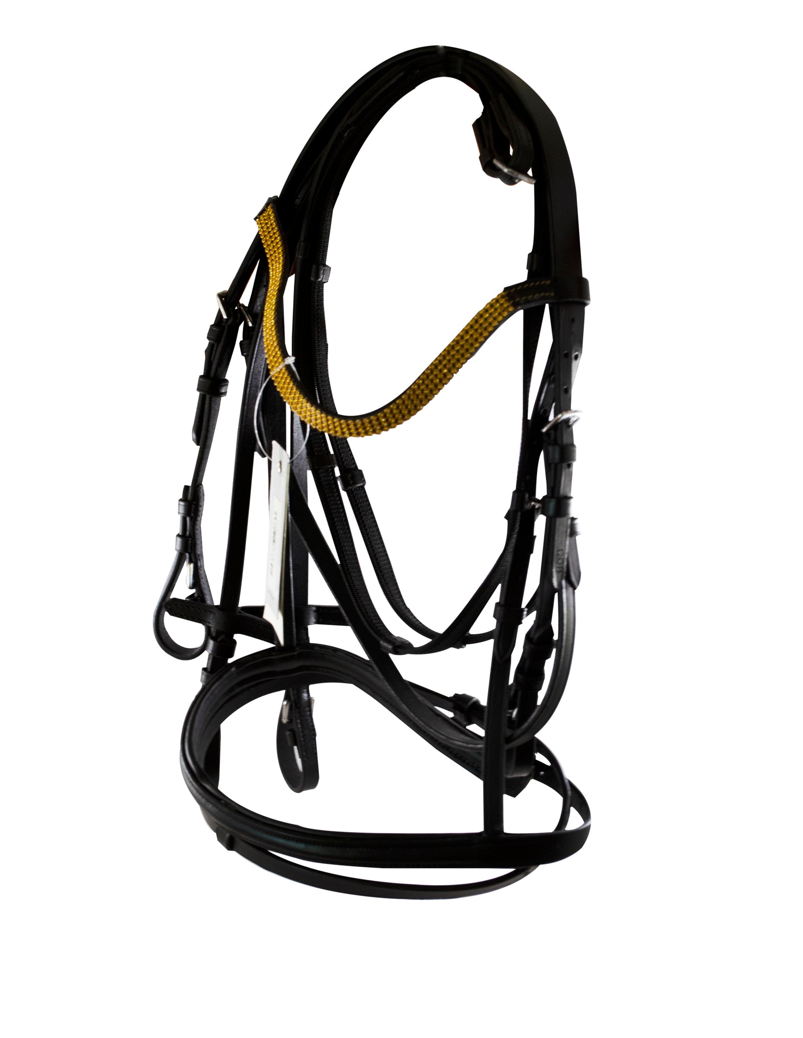 BRIDA #10104 BL/WH-SH NEGRA P/PONY