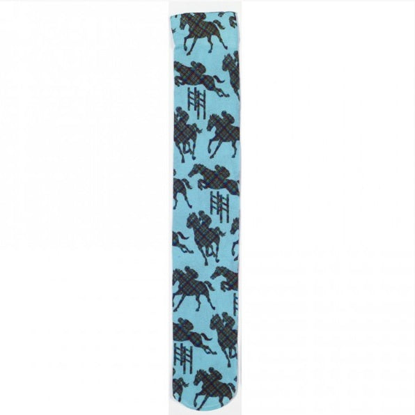 CALCETINES #464158 2191 AZUL ESTAMPADO EQUITACION 9-11