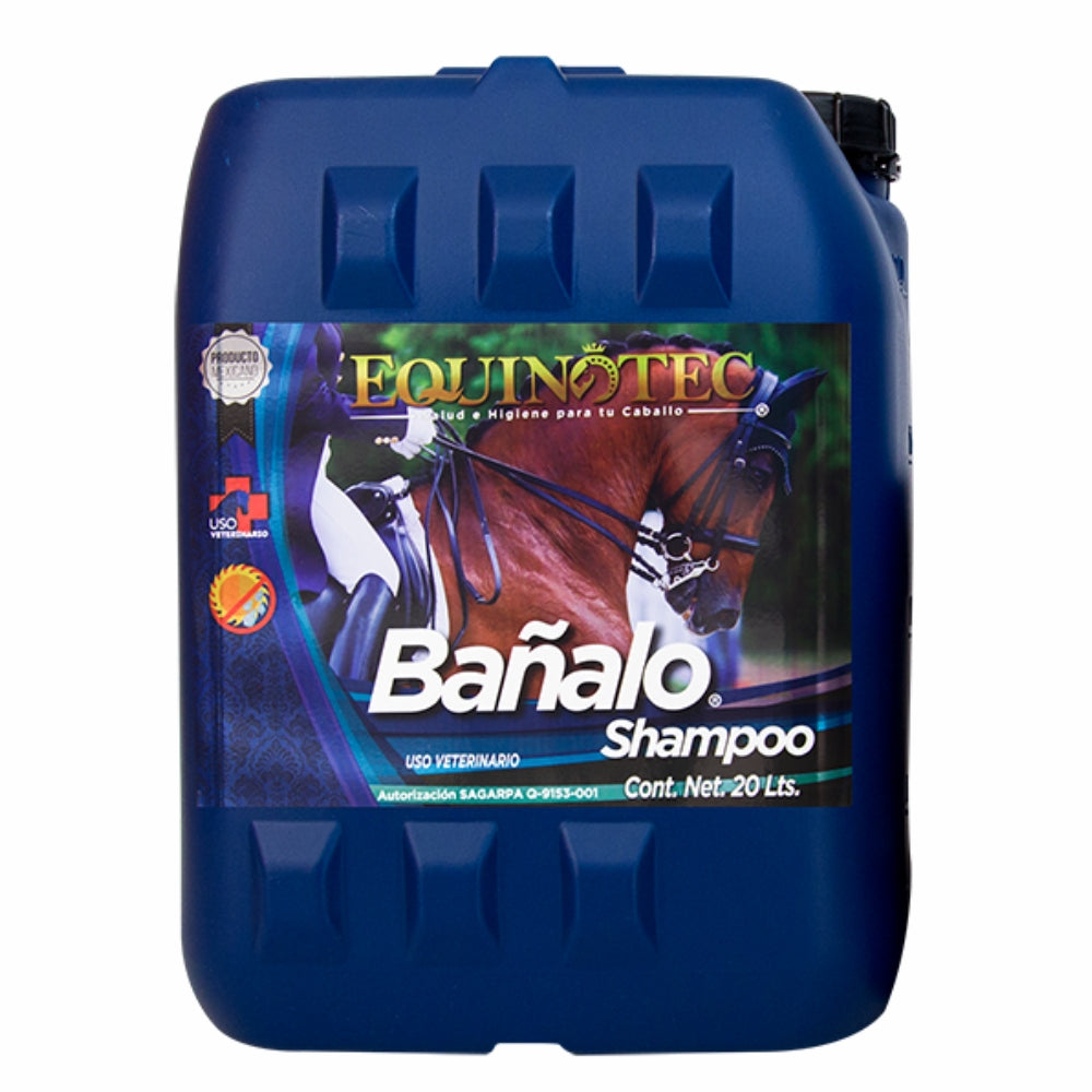SHAMPOO BAÑALO P/CABALLO EQUINOTEC 20 LT.