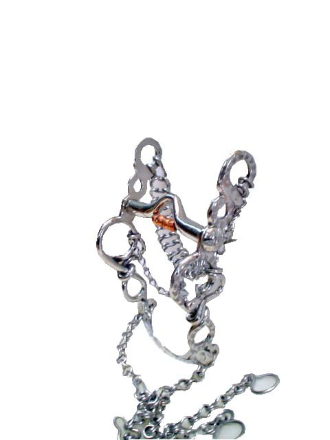 FRENO #550 CHARRO VIBORA AMOZOC ACERO INOX. (BLOCK)
